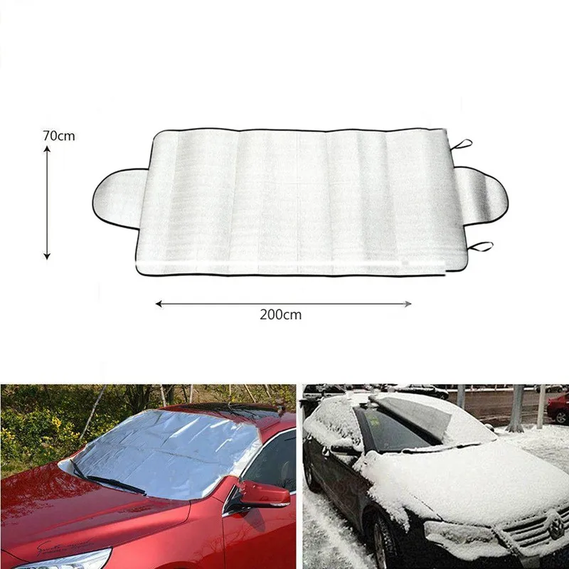 

Universal Car Windshield Cover Automobile Snow Ice Sunshade Shield Winter Windshield Visor Cover Front Windscreen Cover