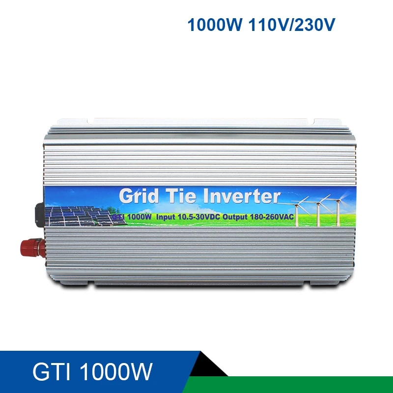 1000 Вт MPPT солнечный Grid-Tie инвертор для солнечной панели 18V36V с немодулированным