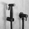 Black Bathroom Toilet Bidet Faucet Bidets Shower Single Hole Portable Wall Mounted Sprayer Shower ► Photo 2/6