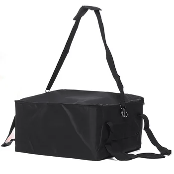 

16 Inch Easy Use Strength Thermal Red Oxford Cloth Box Storage Pizza Delivery Bag Insulated Holder Portable Container Durable