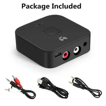 

NFC Bluetooth 5.0 Music Receiver 3.5mm AUX RCA Jack Hifi Wireless Adapter Hands-free Auto On/OFF Car Audio Receiver