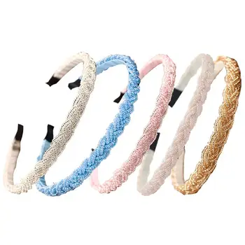 

5pcs Girls Rhinestone Hairband Women Girls Child Party Bridal Crown Headband Crystal Diamond Hair Hoop Hair bands Accessories