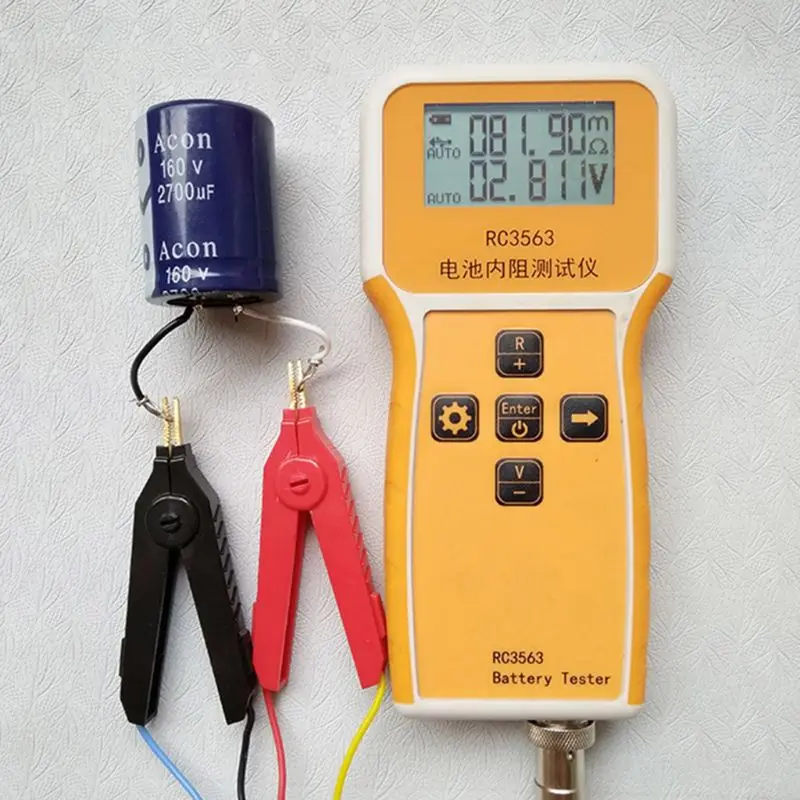 

RC3563 Handheld Battery Internal Resistance Tester Analyzer for Car Vehicle Lead-acid Battery dry cell Drop Shipping