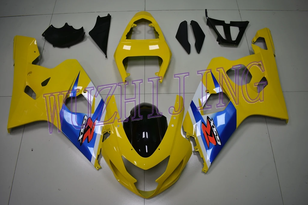Abs обтекатель GSX-R600 04 наборы тела GSX-R750 05 Пластиковые обтекатели GSX R 750 2004-2005 K4