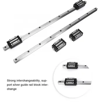 

2 Pcs Liner Guide Rail High Accuracy HG15 Strong Interchangeability with 4Pcs HG15 Slide Block linear rails and