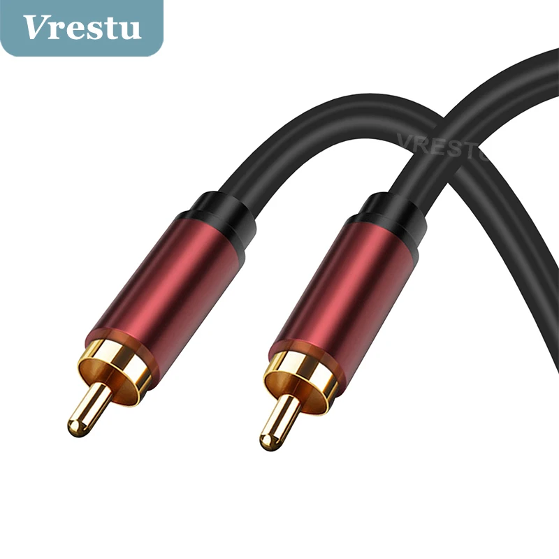RCA Cable to Male Audio Gold-Plated Stereo Pure Sound Wire for Home Theater HDTV Amplifier HiFi System | Электроника