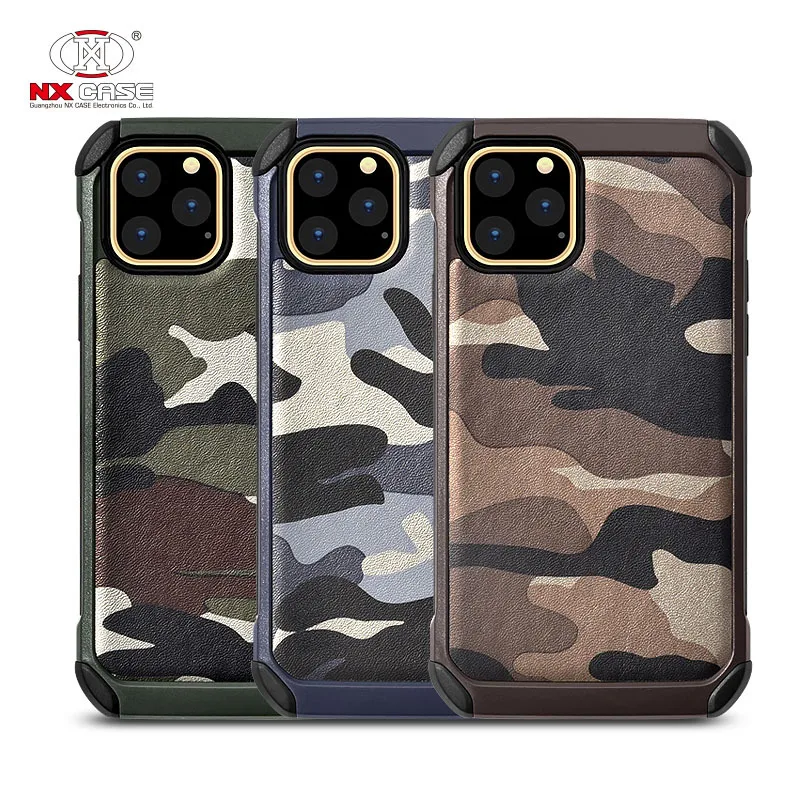 Camouflage Patterned Phone Case for Apple IPhone 11 Pro Max Silicone All-inclusive Bumper Cover Anti-knock Fashion |