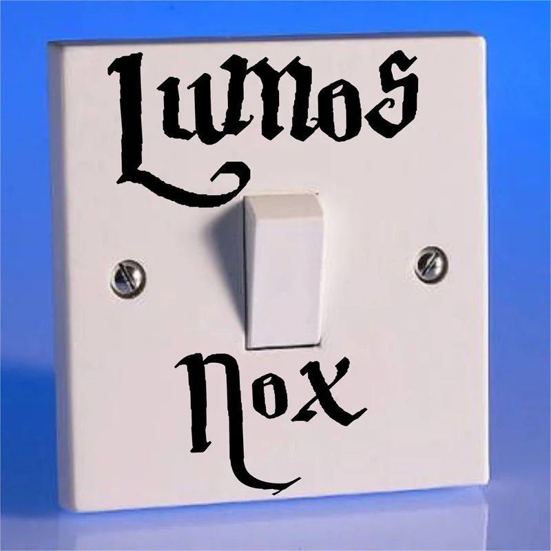 Lumos Nox мультфильм DIY стикер на стену s для детской спальни гостиной настенный декор комнаты Украшение стены стикер домашний декор