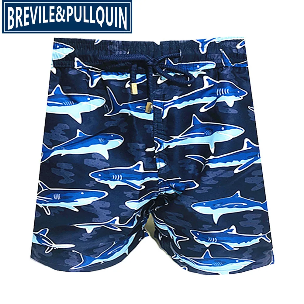 Бренд Brevile pullquin пляжные обшитые мужские шорты Черепашки купальники Фламинго Пингвин ананас мужские пляжные шорты быстросохнущие m-xxxl - Цвет: N