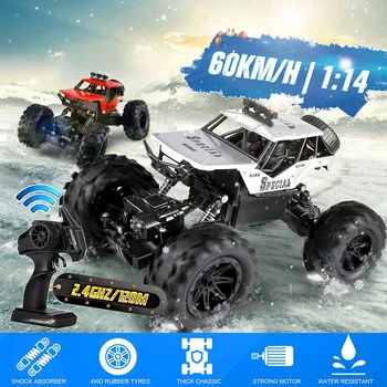 

Car High Speed Electric RC Car 1:14 60Km/h Remote Control Off Road Cars Vehicle 2.4Ghz Crawlers Electric Monster Truck