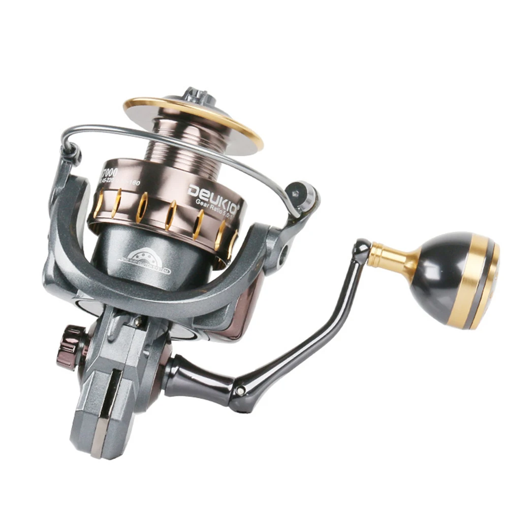 

Spinning Reel 2000-7000 Full Metal Spool Long Casting Fishing Reel Max Drag Handle Rocker Sea Carp Saltwater Fishing Accessories