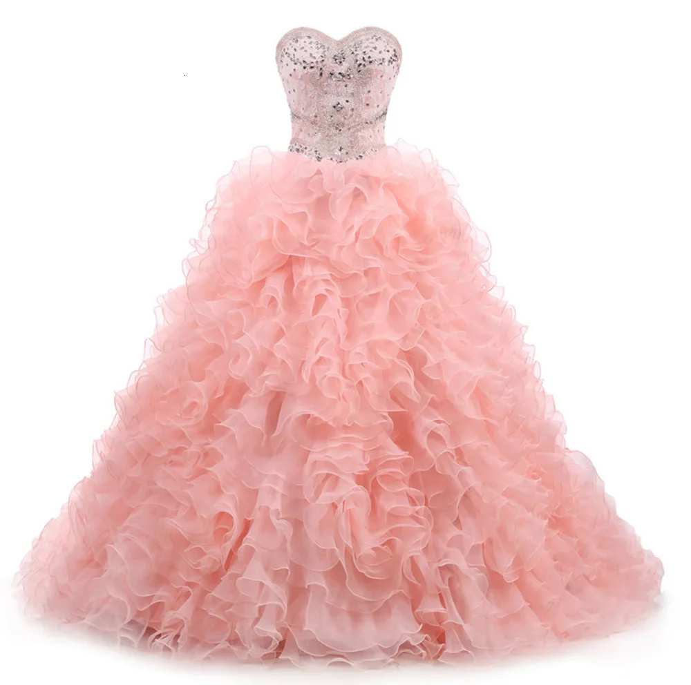 Vrouwen Sweetheart Hals Wedding Lange Party Avondjurk Licht Roze Quinceanera Moeder Van De Bruid Floor Lengte Gown Vrouwen Sweetheart Hals Wedding Lange Party Avondjurk Licht Roze Quinceanera Moeder Van De Bruid Floor Lengte Gown