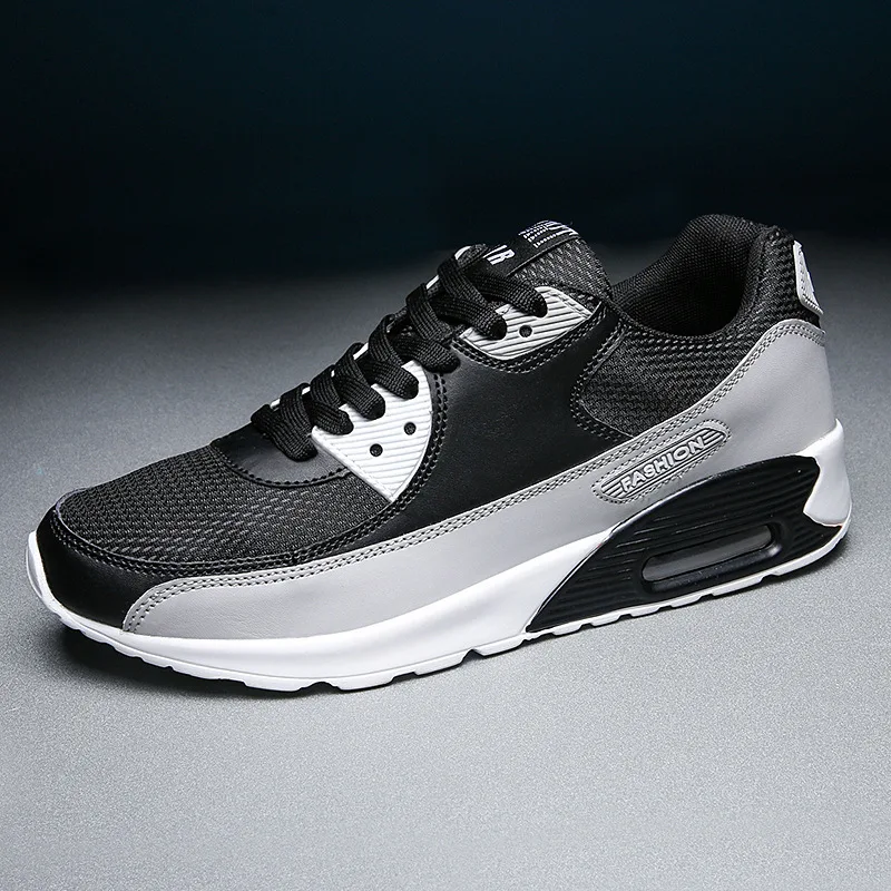 

2019 spring and autumn new breathable fashion wild mesh casual sneakers lightweight air cushion non-slip shock absorption shoes