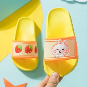

Children Cartoon Slippers Girls Summer Beach Sandals Kids Bathroom Flip Flops Toddler Boys Indoor Flip Flops Baby Home Shoes