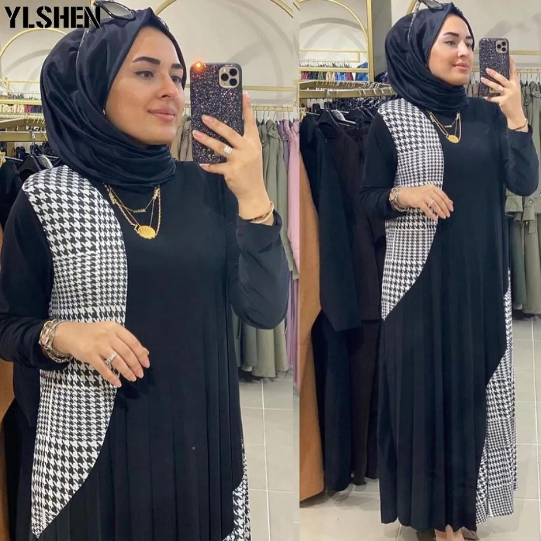 

Ramadan Abaya Dubai Kaftan Turkey Muslim Women Hijab Dress Islam Caftan Marocain Dresses Vestidos Eid Mubarak Robe Femme Abayas