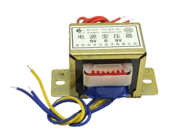 AC 6V 9V 12V 15V 18V 24V output voltage 3W EI copper core input 220V 50Hz~60Hz single/dual voltage Copper power transformer