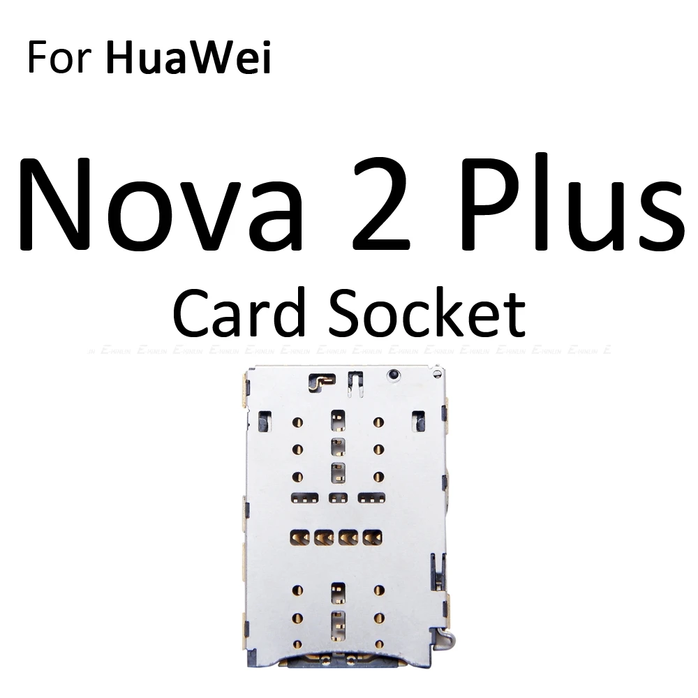 Micro SD sim-карта слот, разъем для лотка адаптер Коннектор кард-ридера для Huawei NOVA 2 Plus Контейнер держатель запасные части