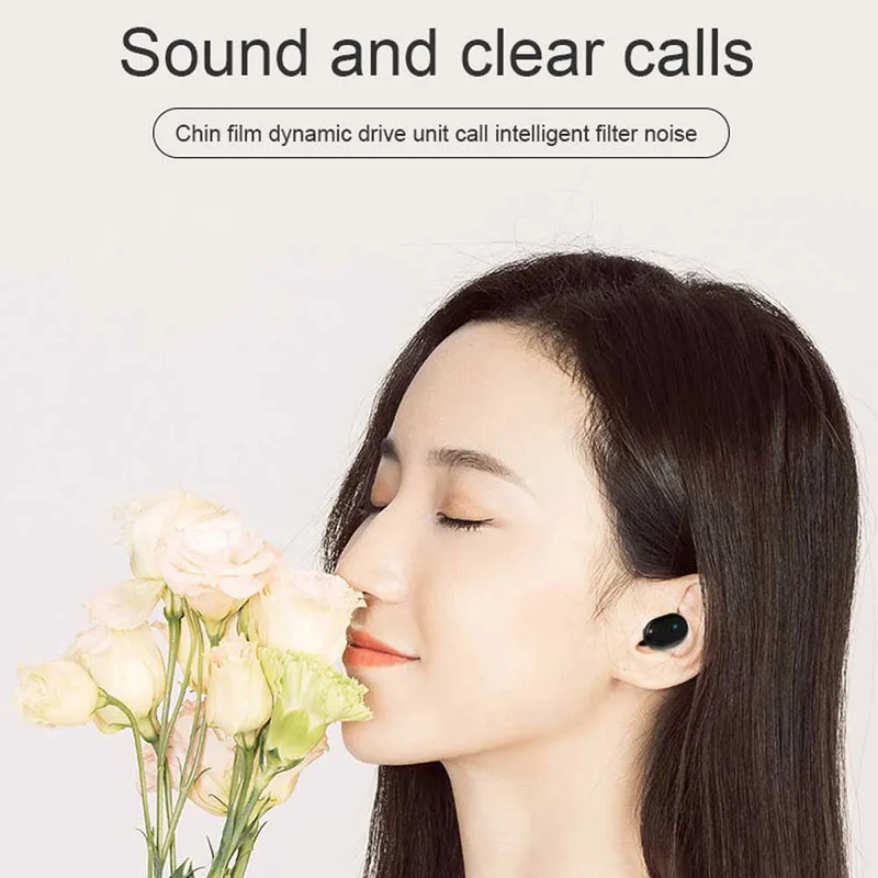M1 Bluetooth гарнитуры против Redmi Airdots беспроводные наушники 5,0 TWS наушники с шумоподавлением микрофон для IPhone Xiaomi huawei samsung