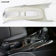 Автомобильный ABS хромированная рамка держателя стакана воды Шестерни Панель стояночного тормоза Накладка аксессуары для Защитные чехлы для сидений, сшитые специально для Toyota Corolla