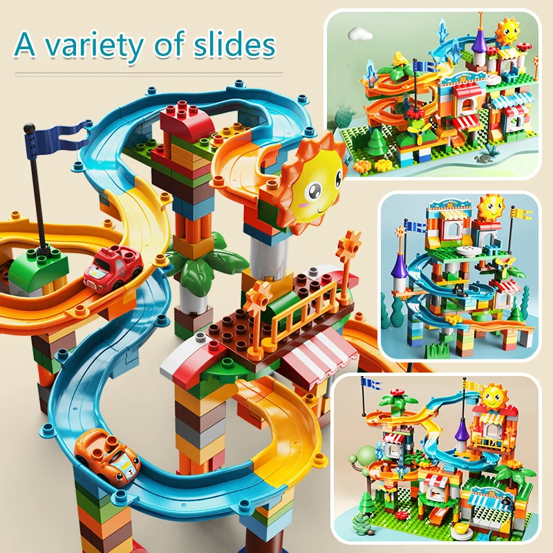 Большой строительный блок Marble Run LegoINGlys классические горные блоки для девочек и