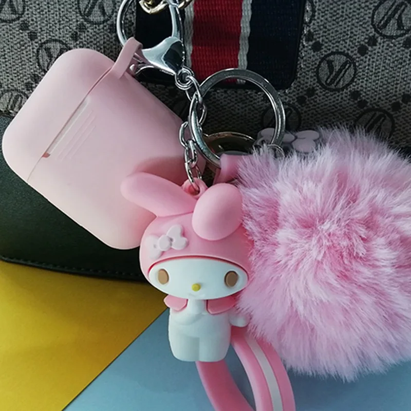 Cute Cartoon Silicone Shockproof Headset Case For AirPods Wireless Bluetooth Earphone Cases With Kawaii Pendant
