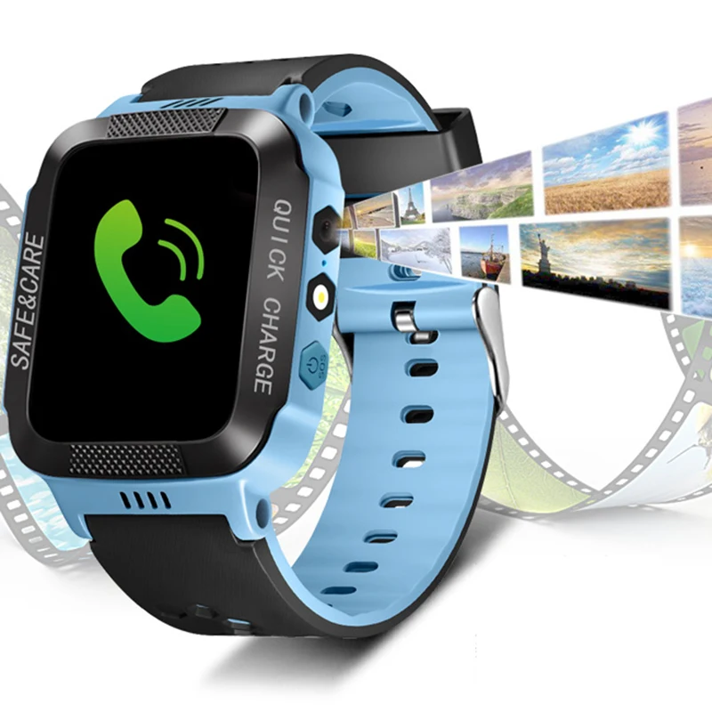  Smart Watch GPS Tracker Positioning Phone SOS for Children Kids Student Press Screen SIM Call Wrist