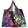 BIG Eco-friendly Folding Shopping Bag  Reusable Portable Shoulder Handbag for Travel Grocery Fashion Pocket Tote Bags ► Photo 2/3