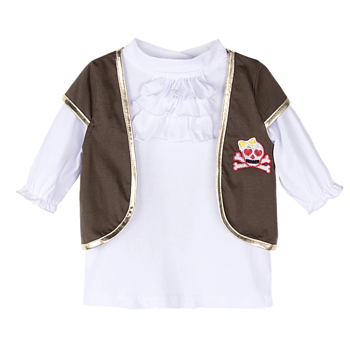 Baby Toddler Girls Pirate Costume Carnival Fancy Dress Clothes Set 5PCS Infant Cosplay Outfits 0-4 Years cosplay costume kids girls dress kids streetwear sets