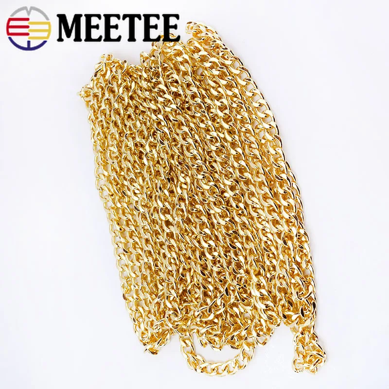 Высококачественная сменная металлическая цепочка 10 мм ремешок на плечо для