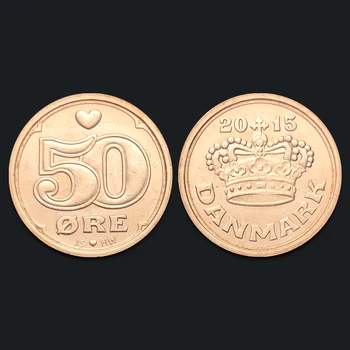 Dania 50 centów ol monety europa 100 oryginalna moneta do kolekcjonowania nowość tanie i dobre opinie DK (pochodzenie) Metal europe Platerowane 2000-Present Patriotyczne 100 Original coins