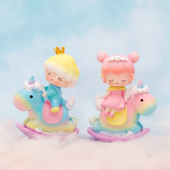 

Cute Cartoon Couple Doll Trojan Shaking Head Car Ornament Cake Decor Desktop Home Decoration Accessories Valentine's Day Gifts