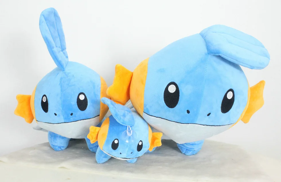 23/30/47cmplush Mudkip хорошего качества положительной энергии мультфильм плюшевые игрушки куклы горячий мягкий красивый костюм на Хэллоуин, Рождество, подарок на день рождения для детей