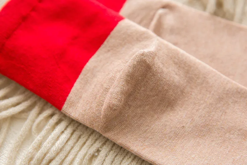 1 пара, рождественские женские носки милые зимние шерстяные женские теплые носки с объемным рисунком Санта-Клауса Новогодний подарок г