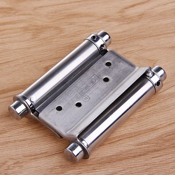 

2Pcs 3\" Inch Stainless Steel Double Action Spring Hinge Saloon Cafe Door Swing