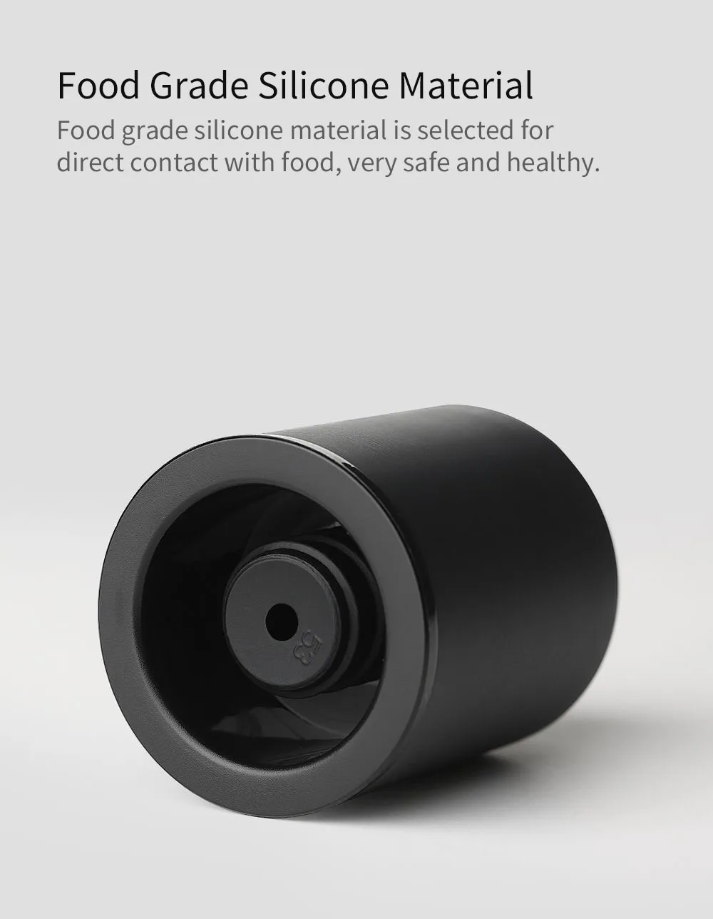 HUOHOU Stainless Steel Vacuum Bottle Stopper Bottles Cap 7 Days Sealer Fresh Keeper Bottle Cover With Date Scale From