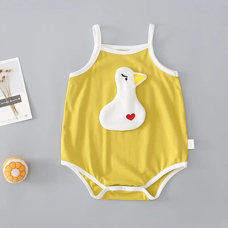 Летняя одежда для маленьких мальчиков и девочек домашняя Детский комбинезон из