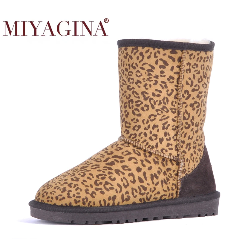 Женские Водонепроницаемые сапоги из натуральной овечьей кожи на натуральном