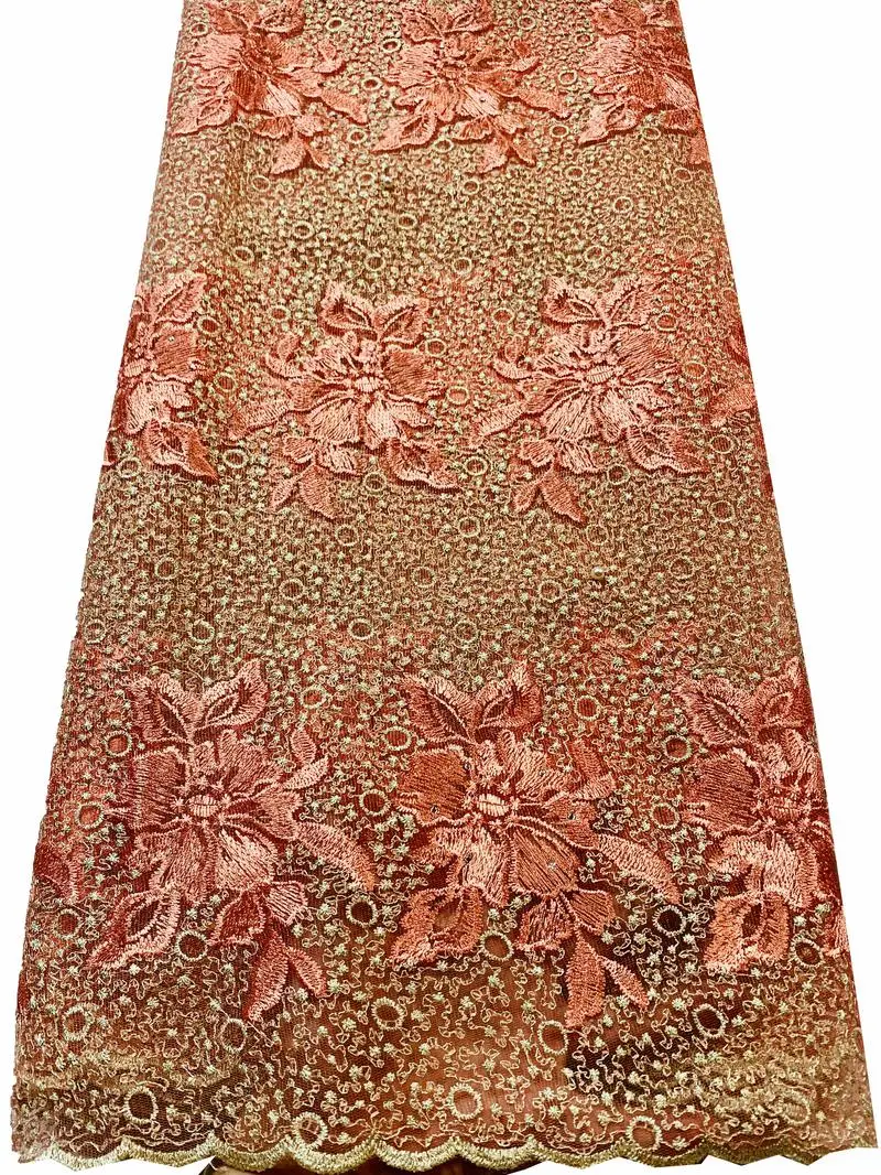 2022 африканская сетчатая кружевная ткань Высококачественная элегантная