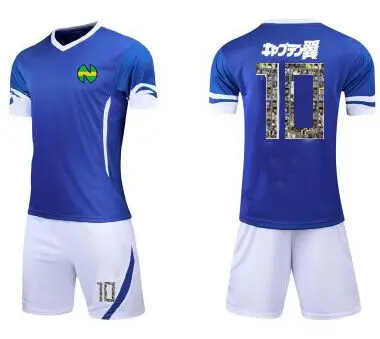 Азиатские размеры, для детей, для мужчин, Camiseta atom Maillots de Foot Enfant equipe de французский Оливер атом капитан Tsubasa майки - Цвет: As picture