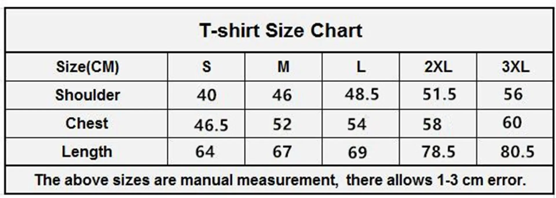 速干迷彩短T 尺码表