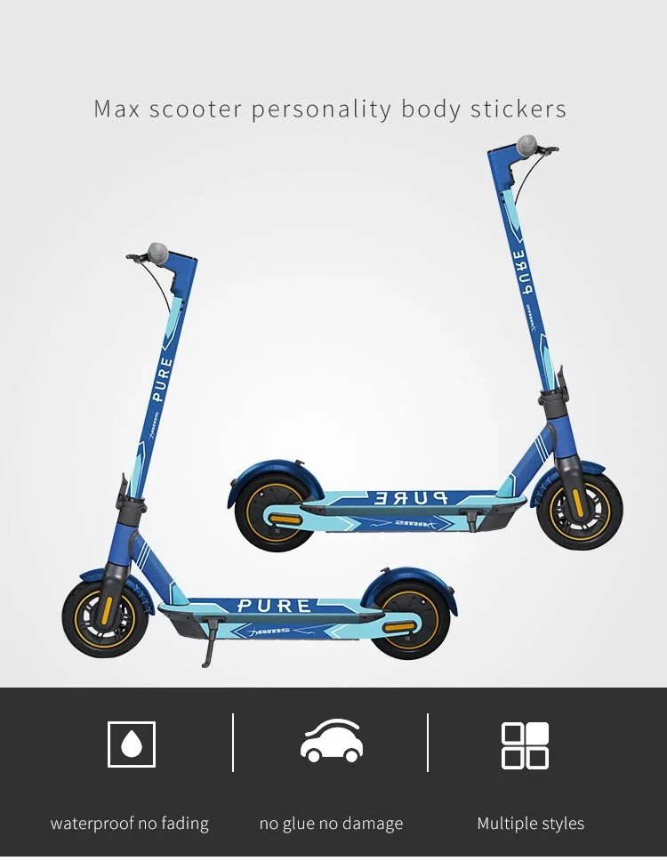 Electric Scooter Full Body Sticker For Ninebot Max G30 Scooter Sticker  Sskateboard Kickscooter Protective Accessories - Scooter Parts \u0026  Accessories - AliExpress