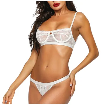 

Lenceria Mujer Sexy Lingerie Underwear Feminina Lace Erotic Porno Transparent Brief Bra Set Sleepwear Body Doll Sexy Costumes