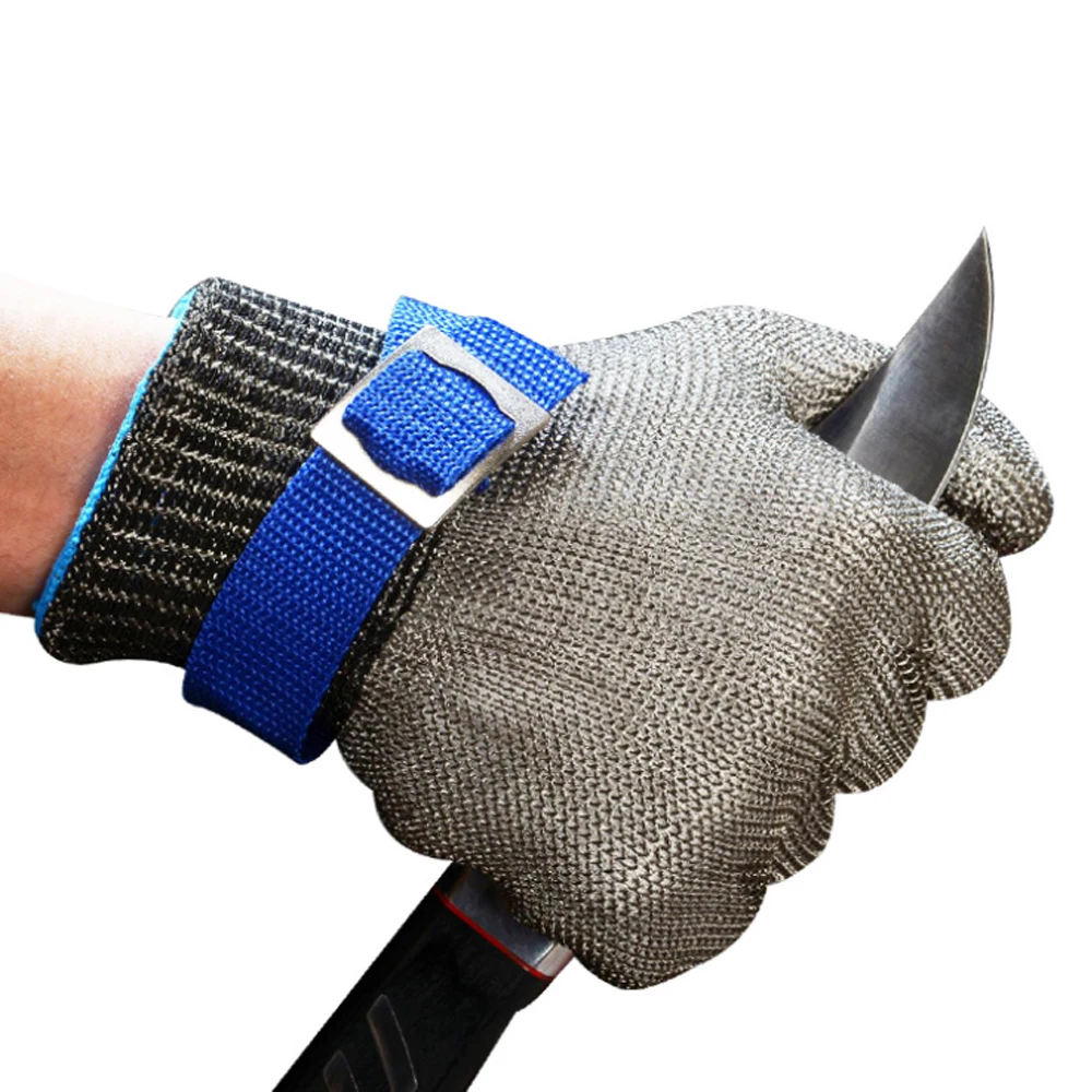 Inne Sewing Accessories Anticut Gloves Safety Cut Proof Stab Resistant Stainless Steel Metal