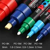 UNI POSCA Marker Pen Set POP Poster Advertising Graffiti Pen PC-1M PC-3M PC-5M PC-8K PC-17K Round Head Oily Paint Pen ► Photo 2/6