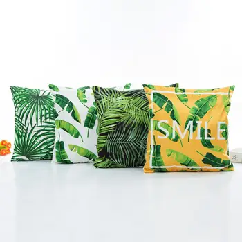 

4 Style Natural Nordic Wind Pattern Printing Dyed Sofa Bed Home Decoration Pillow Case Home Cushion Cover Pillowcase
