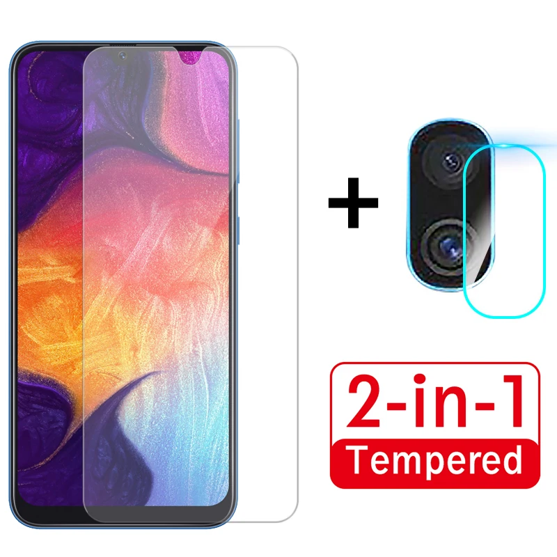

2 in 1 Camera Lens Film For Samsung A50 A70 A60 A40 A30 A20 A10 M30 M40 M20 S10e A7 A9 2018 Screen Protector For Samsung a50 a30