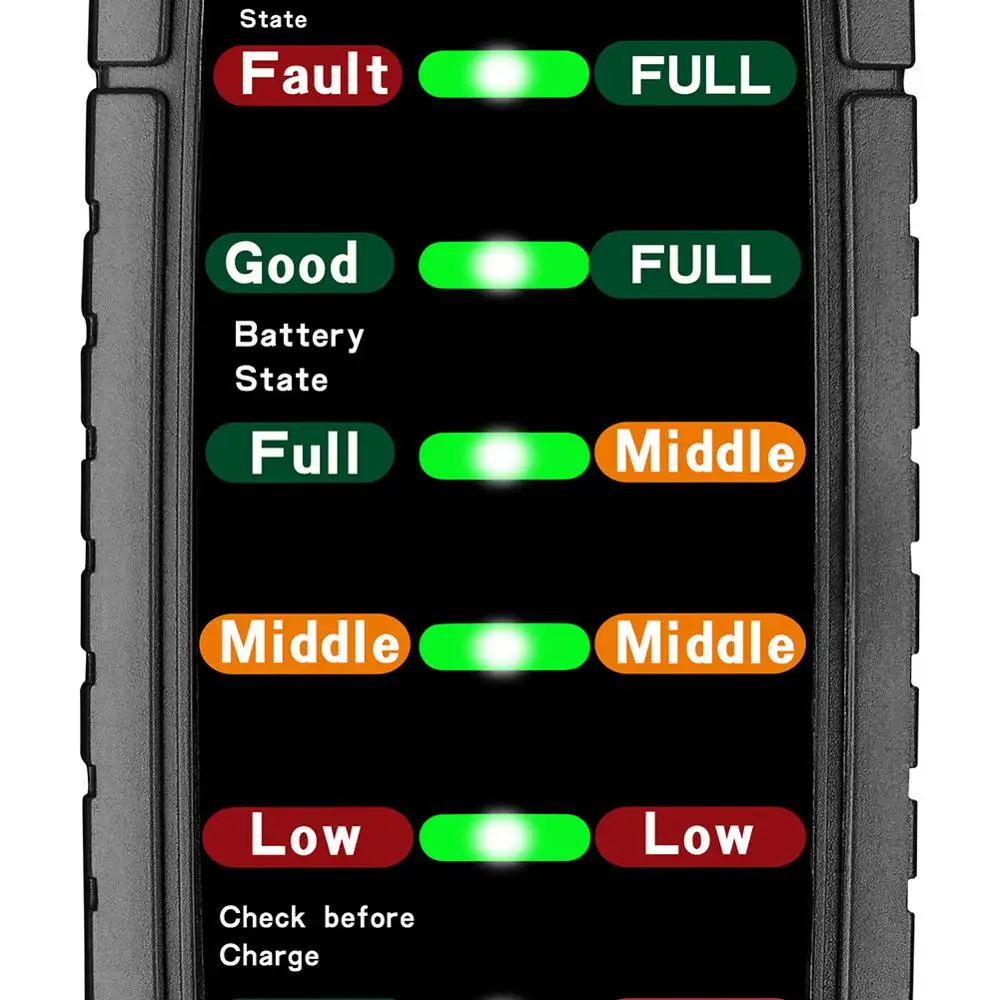 Promotion All New 12V Car Battery Tester 6 LED Alternator Check Analyzer Lead Diagnostic Tool