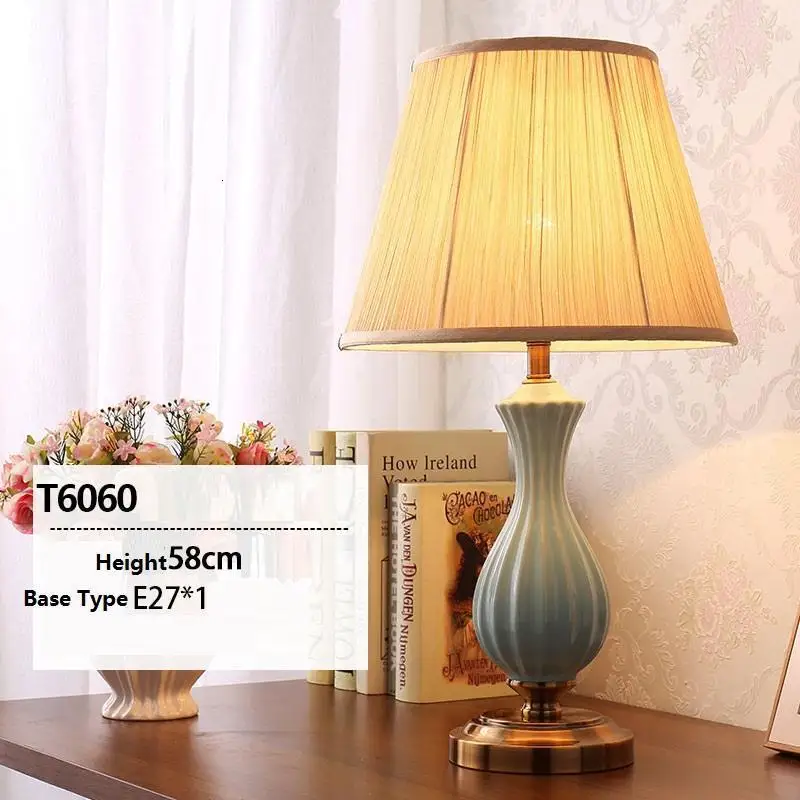 Bed Lampada Wedding Mariage Tischlampe Lampade Da Tavolo Deco El Dormitorio Lampara De Mesa Abajur Para Quarto Bedside Lamp