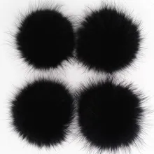 Новинка; Сезон Зима; 2 шт. в партии; дешевые оптовые продажи; натуральный мех енота; помпоны для вязаных шапок; шапочки; Skullies; пакеты-шубы; обувь