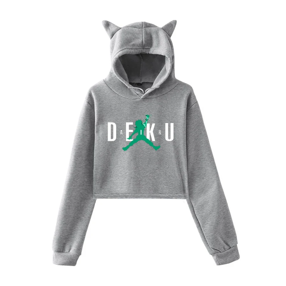 12 Harajuku/толстовки с капюшоном Air D. Luffy DEKU, толстовка с капюшоном в стиле аниме, женская розовая толстовка с капюшоном, одежда для девочек, уличная одежда, зимние топы с длинными рукавами - Цвет: 12